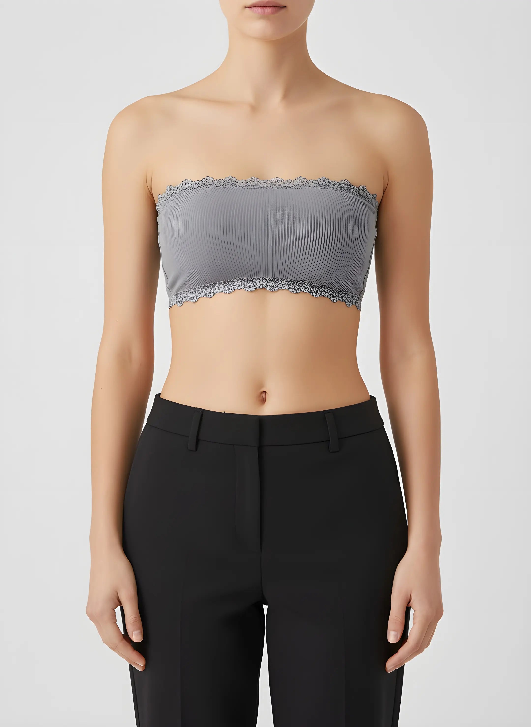 Lace Strapless Push-Up Bra