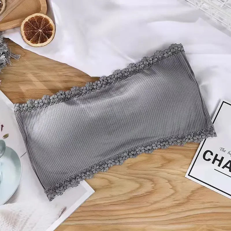 Lace Strapless Push-Up Bra